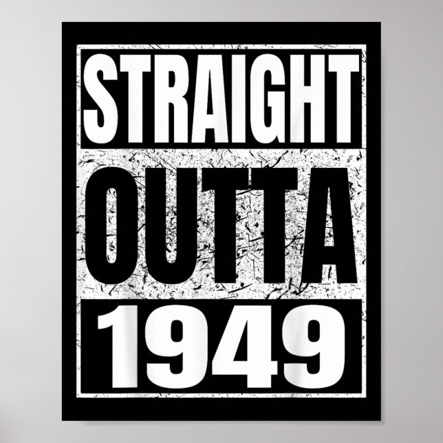 Poster Hetero Fora De 1949, Ano De Nascimento Vi (Frente)