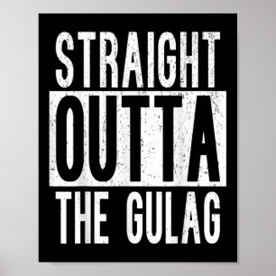Poster Hetero Fora de Gulag Equipe de Gamer Guerra R