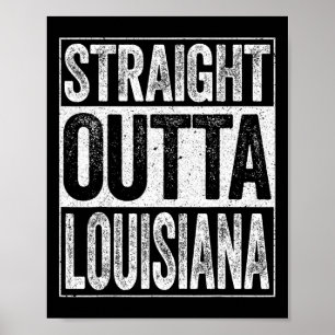 Poster Hetero Fora do Gift Estatal da Louisiana