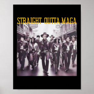 Poster Hetero fora do Mega Western Cowboy Outfit Trump 20