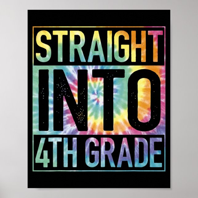 Poster Hetero No 4º Ano De Volta À Escola No Primeiro Dia (Frente)