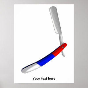 Pôster Hetero Razor Barbers Compra Cores