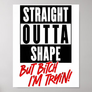 Poster Hetero Sem Forma Mas Estou Tentando Uma Mulher Eng
