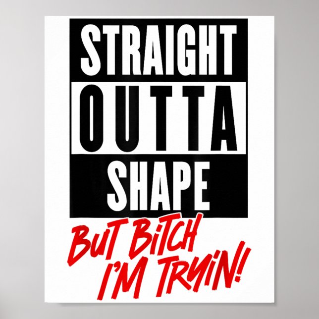 Poster Hetero Sem Forma Mas Estou Tentando Uma Mulher Eng (Frente)