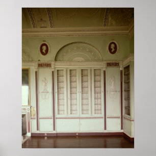 Pôster Heveningham Salão, Suffolk: biblioteca, 1778-80