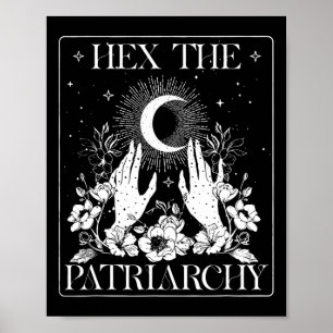Poster Hex A Bruxa Feminista Patriarcada do Halloween