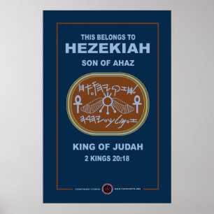 Poster Hezekiah Signet