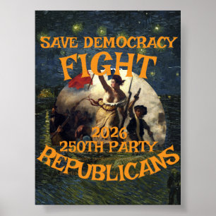 POSTER HG CBP 250º ANIVERSÁRIO BANDEIRA EUA AMÉRICA TRUMP