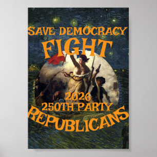 POSTER HG CBP 250º ANIVERSÁRIO BANDEIRA EUA AMÉRICA TRUMP