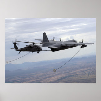Pôster HH-60 Pave Hawk e C-130