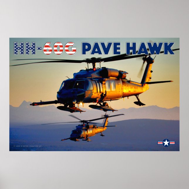 POSTER HH-60G PAVE HAWK (Frente)