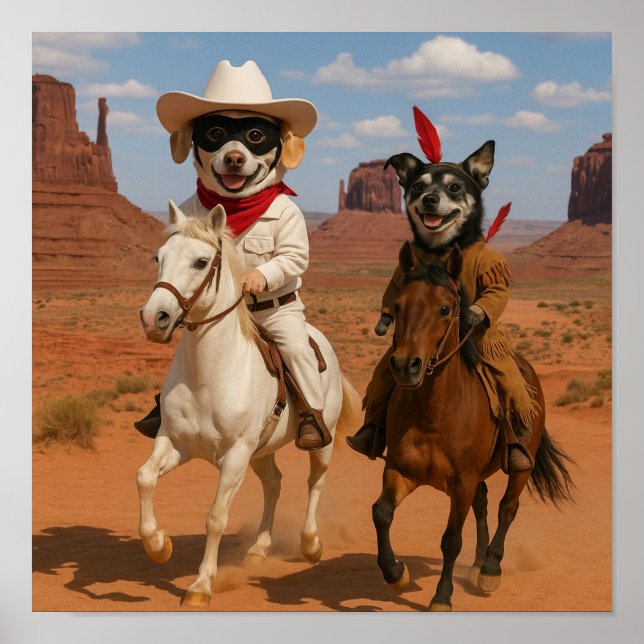 Poster "Hi-Yo, Silver, Away!" (Frente)