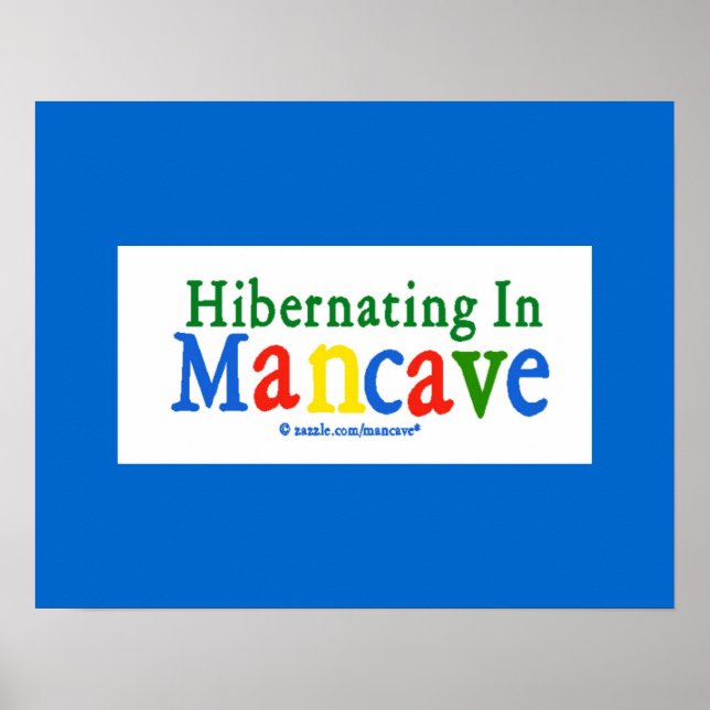 Poster Hibernando em Mancave (Frente)