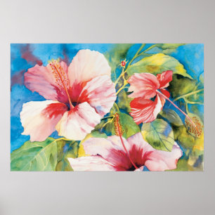 Pôster Hibiscus Triad