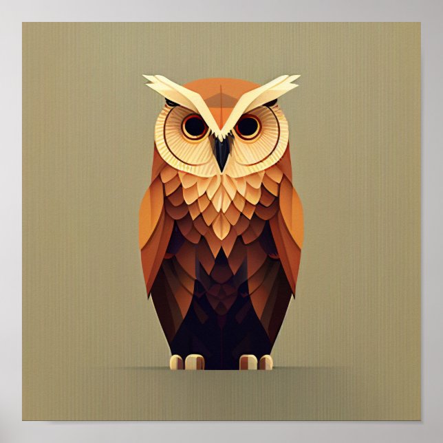 Poster Hibou (Frente)