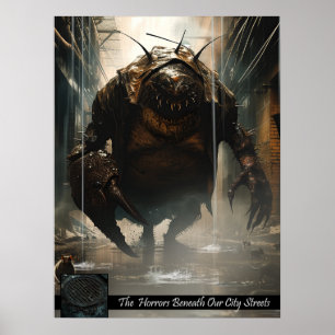 Poster Híbrido Humanoide III