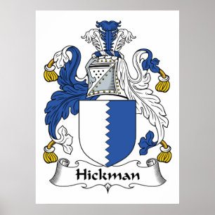 Poster Hickman Family Crest