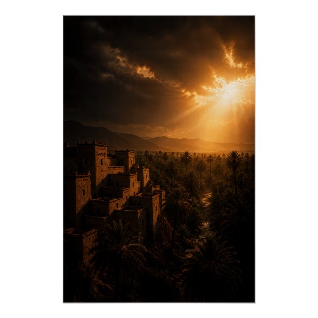 Pôster Hidden Oasis Fortress Poster (Frente)