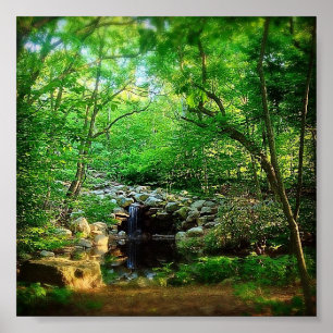 Poster Hidden Waterfall