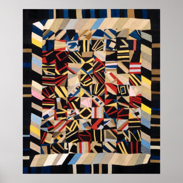 Poster Hidrocarbonetos finos geométricos (Frente)