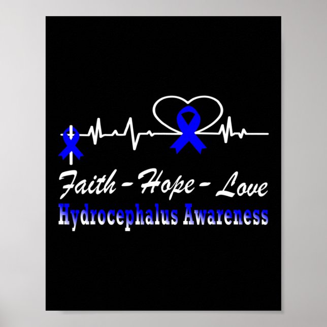 Poster Hidrocefalia Sensibilização Cruz Cristã Batida Car (Frente)