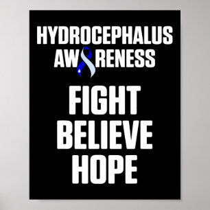 Poster Hidrocefalia Sobrevivente Luta Contra Guerreiro