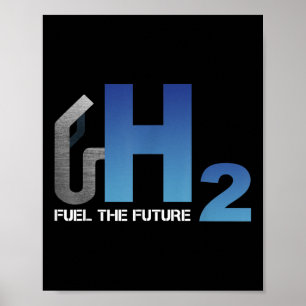 Poster Hidrogênio H2 Energia Proteção Ambiental Motori