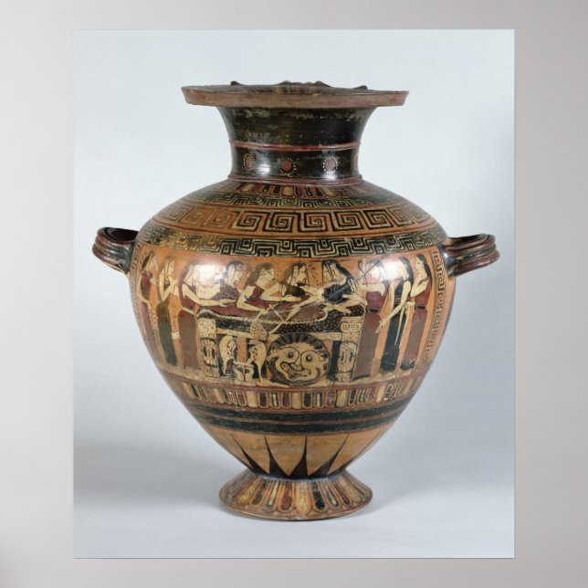 Pôster Hidróxido de figura negra (Frente)