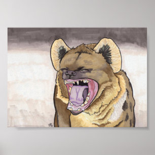 Poster Hiena 5x7