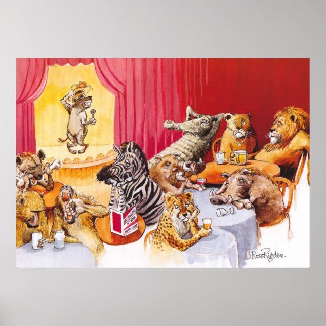 Pôster Hiena rindo (Frente)