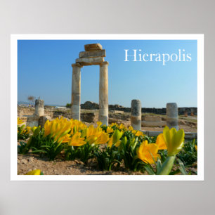Poster Hierapolis Ruins, Turquia