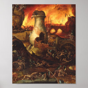 Poster Hieronymus Bosch - Inferno