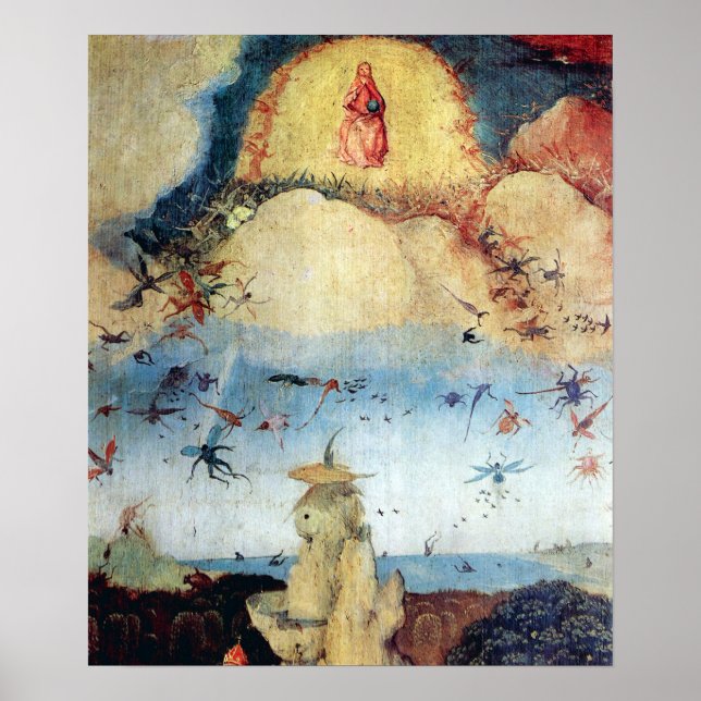 Poster Hieronymus Bosch- Inferno, detalhe (Frente)