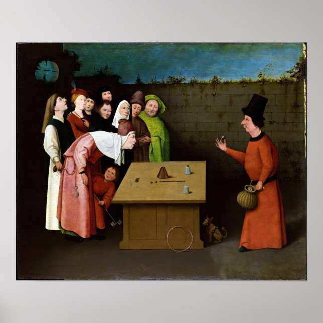 Poster Hieronymus Bosch O Conjurador (Frente)