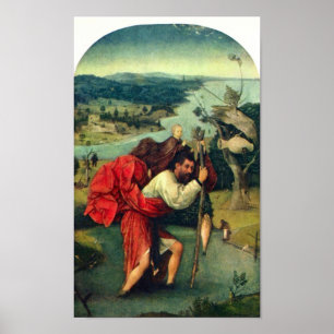 Pôster Hieronymus Bosch-Rua. Christopher