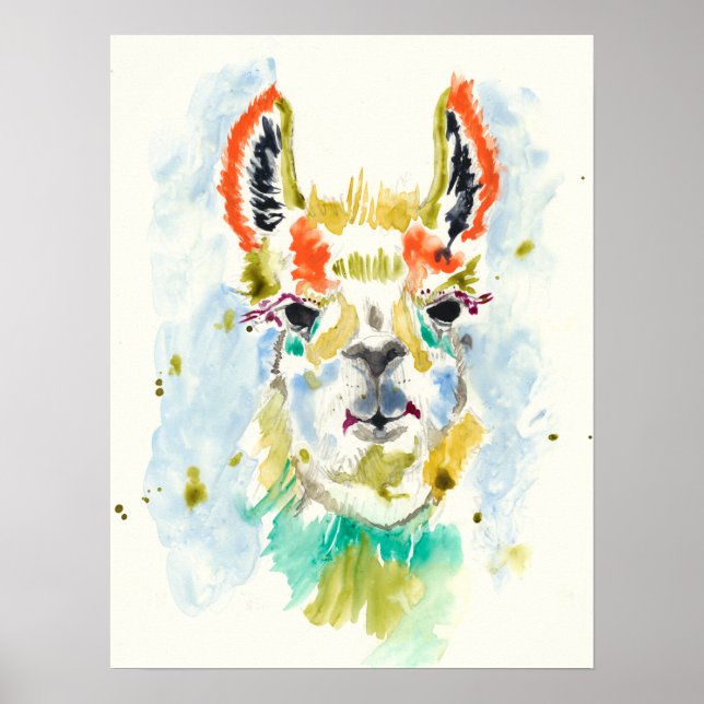 Poster Hifi Llama - Retrato (Frente)