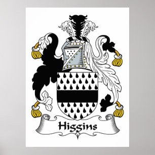 Pôster Higgins Family Crest