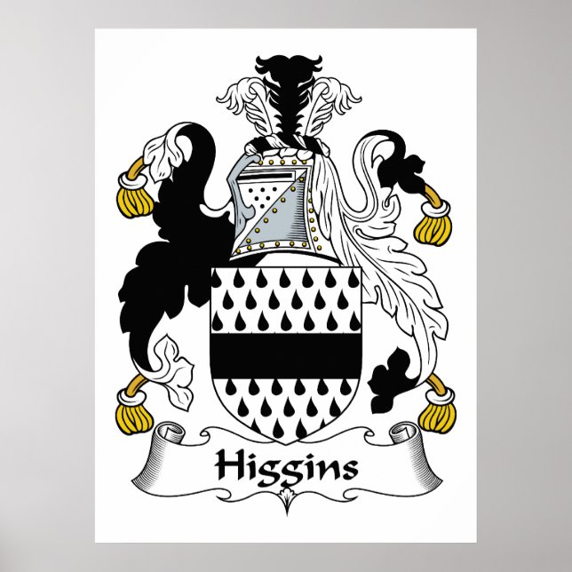 Pôster Higgins Family Crest (Frente)