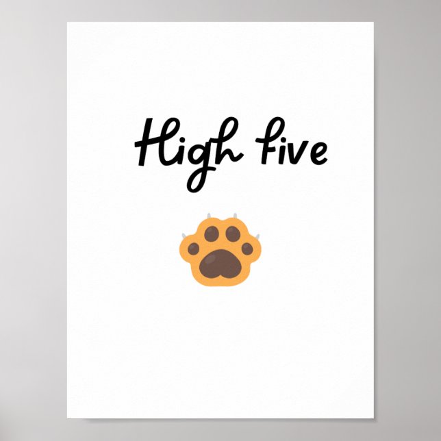 Poster HIGH 5 Pw Wall art (Frente)