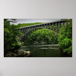 Poster High Bridge Over Water