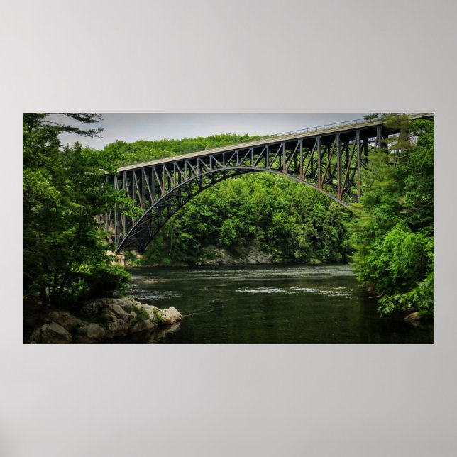 Poster High Bridge Over Water (Frente)