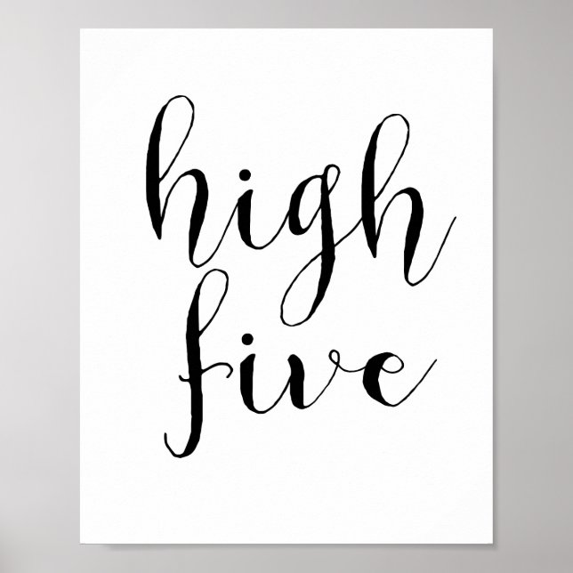 Poster High Five (Frente)