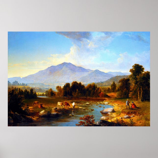 Poster High Point Shandaken Mountains Asher Brown Durand  (Frente)