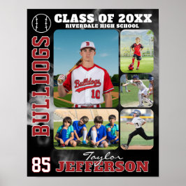 Poster High School Baseball Team Sports Picture Collage