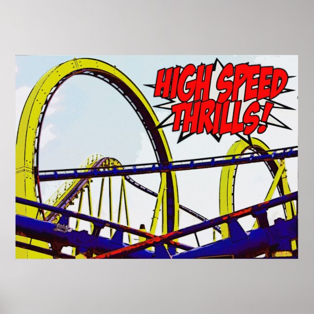 poster "High Speed Thrills" (Frente)