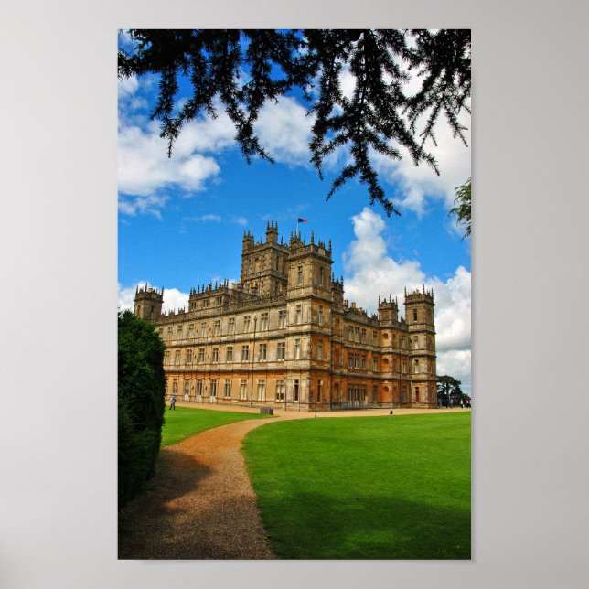 Poster Highclere Castle Downton Abbey Inglaterra (Frente)