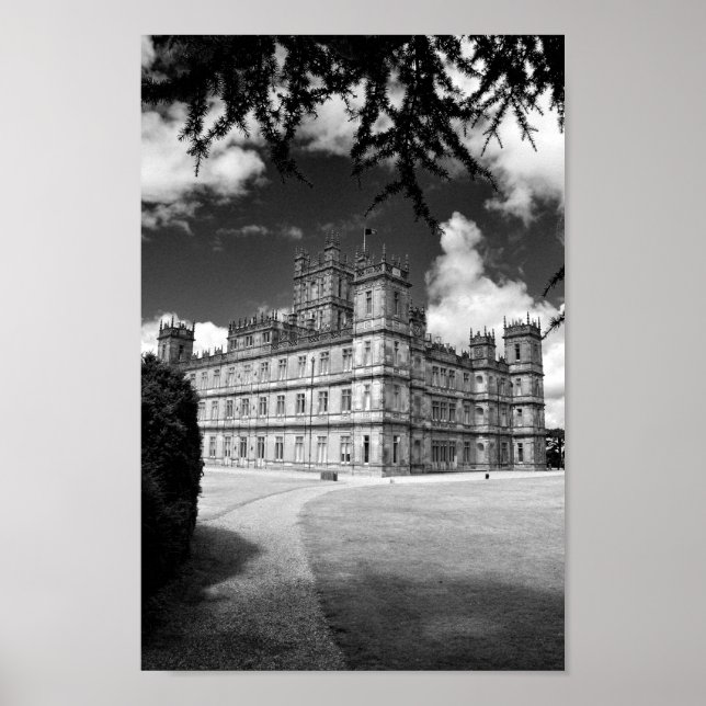 Poster Highclere Castle Downton Abbey Inglaterra (Frente)