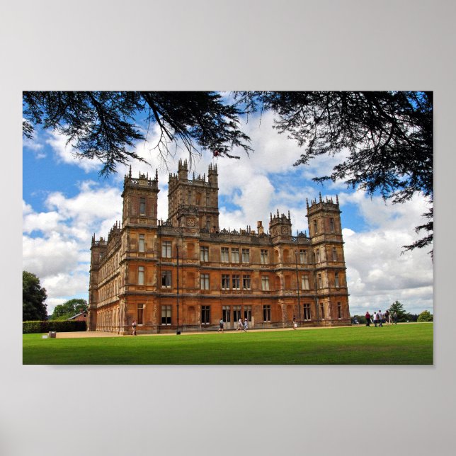 Poster Highclere Castle Downton Abbey Inglaterra (Frente)