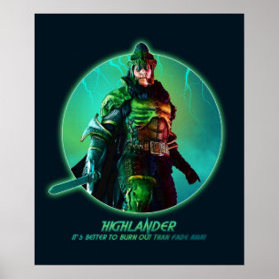 Poster Highlander Kurgan