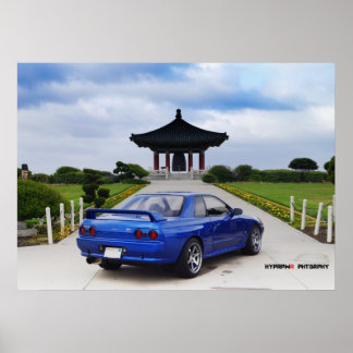 Poster "Highlander" Nissan GT-R R32 Skyline